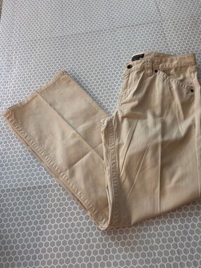 Banana Republic Cotton Light Beige Pants. Size 10